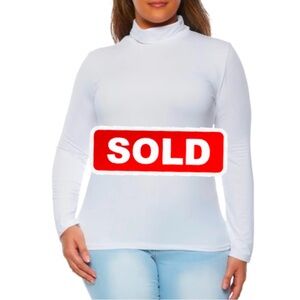 Love Nation White Long Sleeve Turtleneck